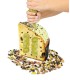 LATTA CERAMICA PANETTONE AL PISTACCHIO CON CIOCCOLATO DI MODICA IGP E CREMA IN SAC A POCHEAL PISTACCHIO