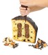 LATTA CERAMICA PANETTONE ALLE NOCCIOLE CON CIOCCOLATO DI MODICA IGP E CREMA ALLE NOCCIOLE IN SAC A POCHE